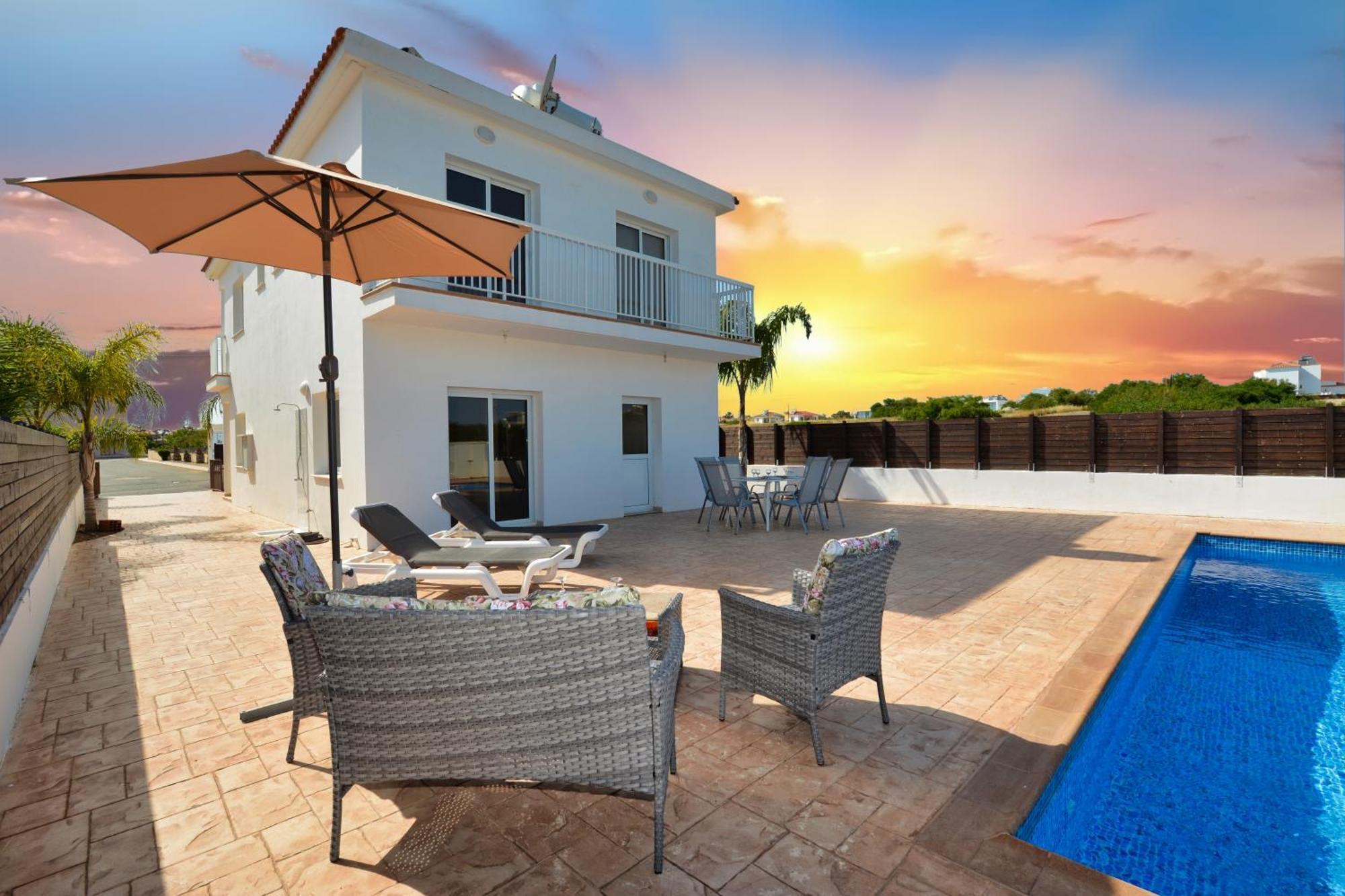 Nissi Villa Ourania Ayia Napa Exteriör bild
